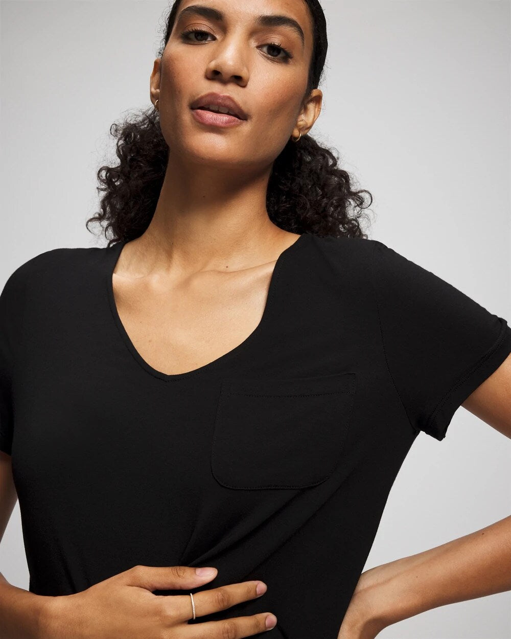 Short-Sleeve Sleepshirt - BLACK | Soma Women