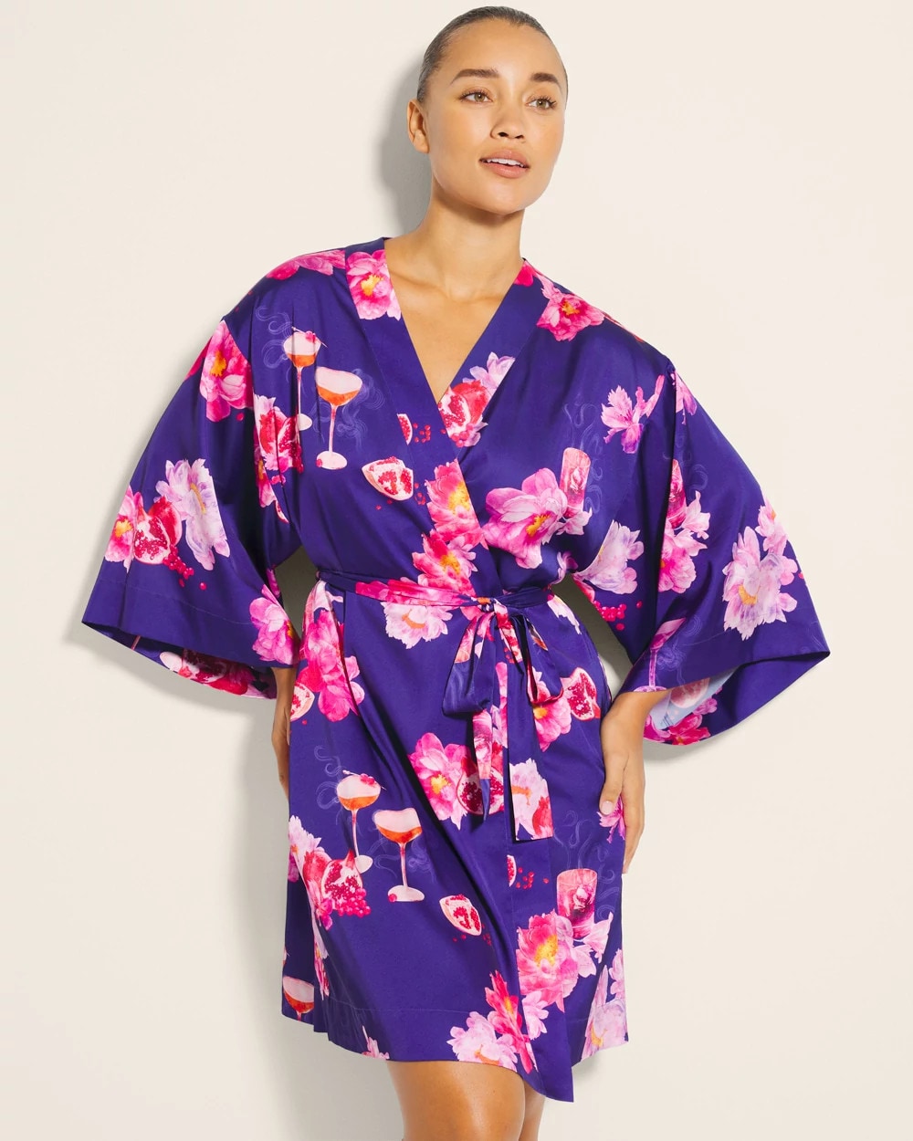 Kimono Robe - FROSTINIS PASSION FLOWER | Soma Women