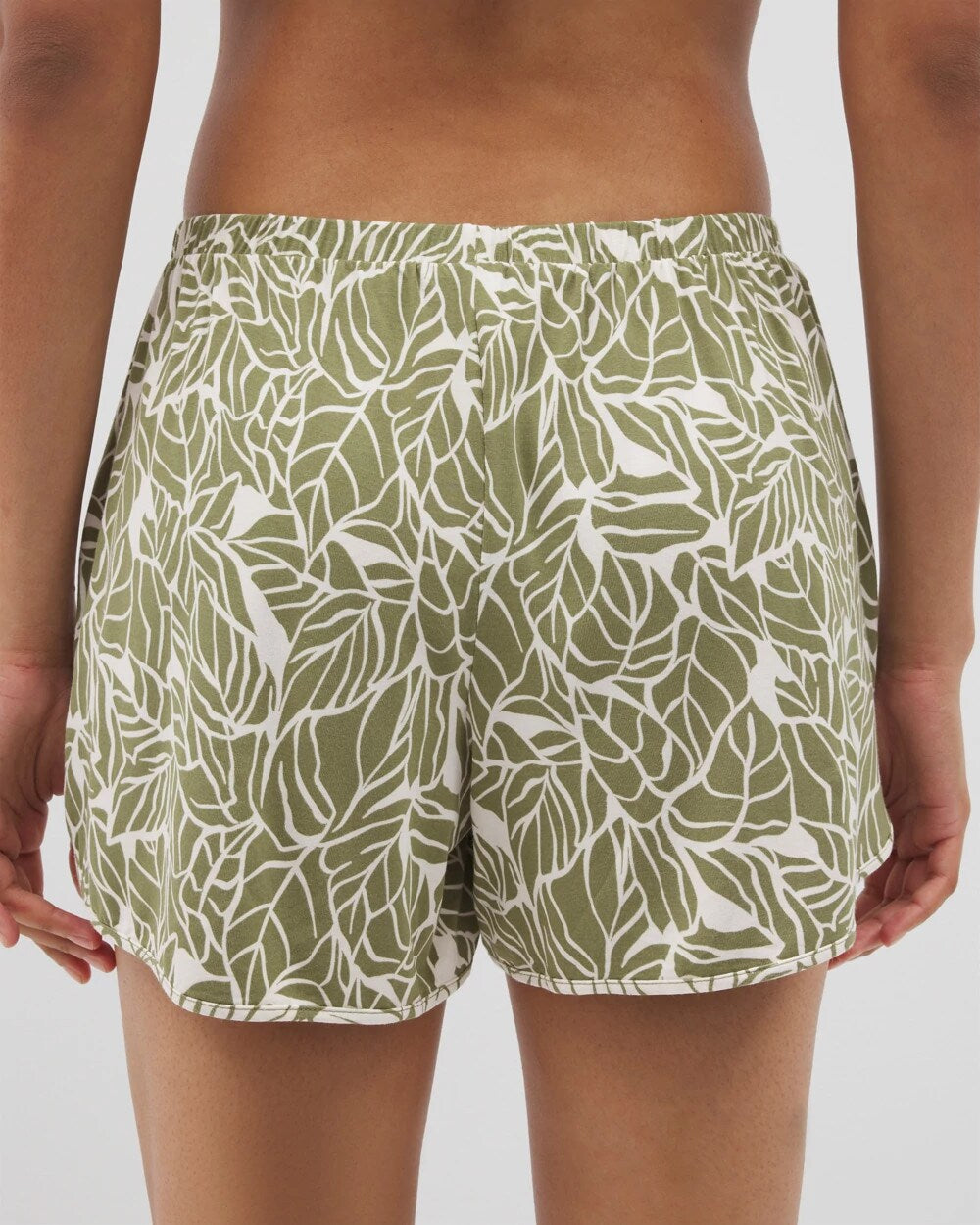 Printed Pajama Short - PALMTASTIC VETIVER/CHAMP | Soma Women