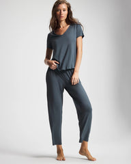 Short Sleeve Pajama Tee - PETROL | Soma Women
