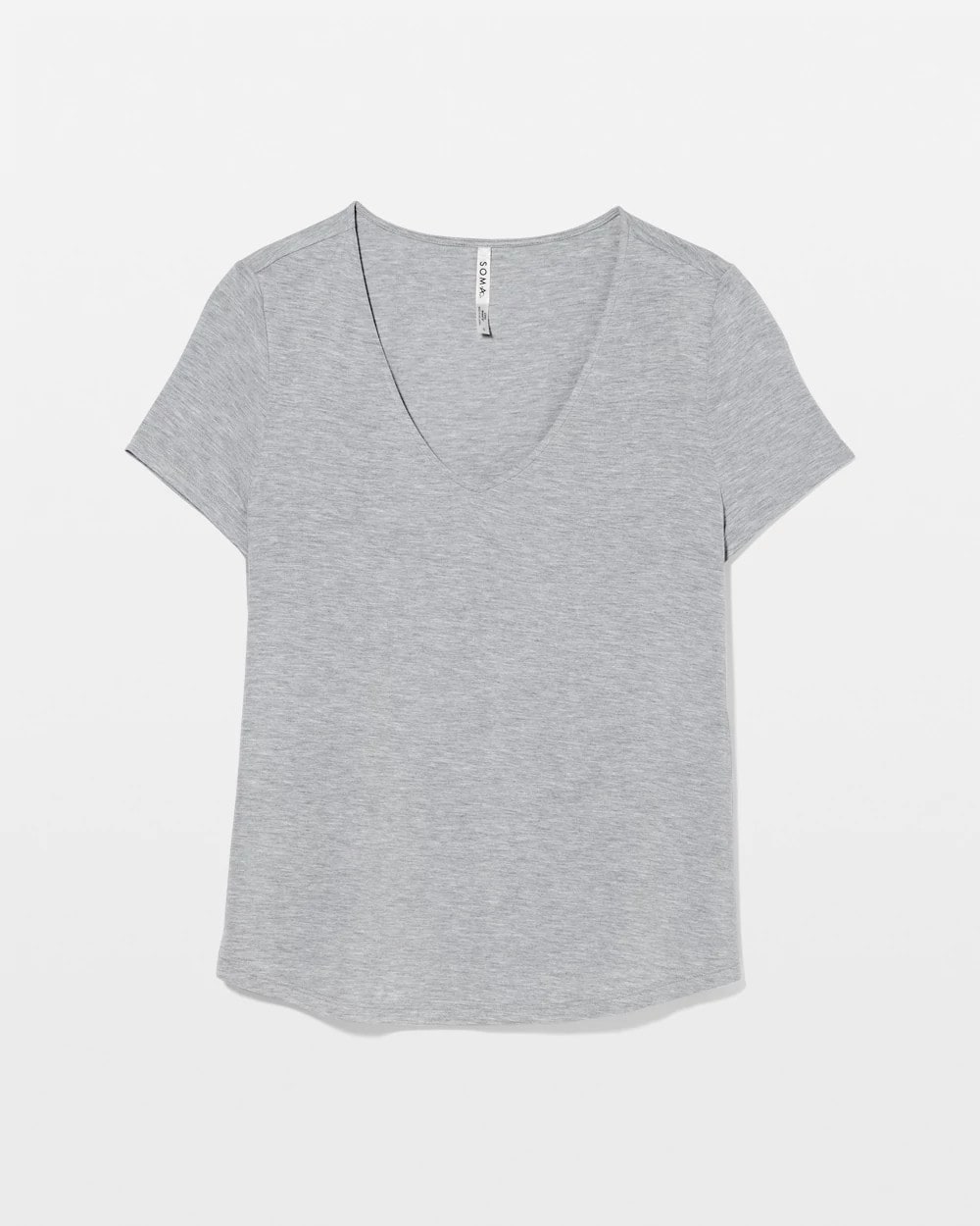 Short Sleeve Pajama Tee - HEATHER OPAL GRAY | Soma Women