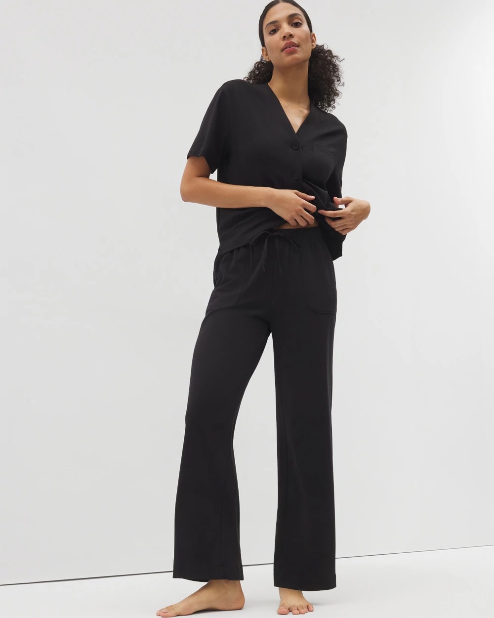 Pajama Pants - BLACK | Soma Women