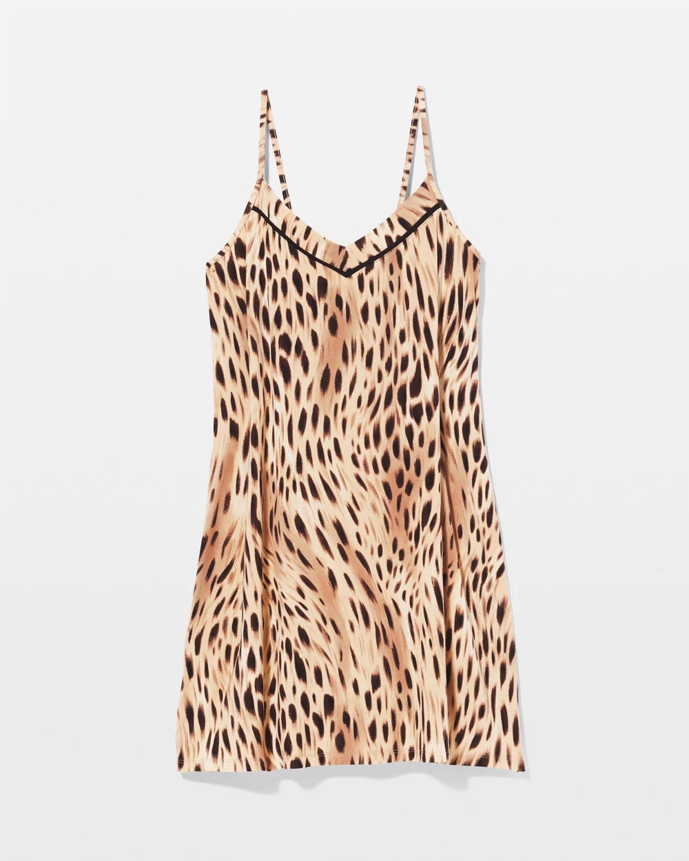 Chemise with Piping - SPLENDID LEOPARD AMBER | Soma Women