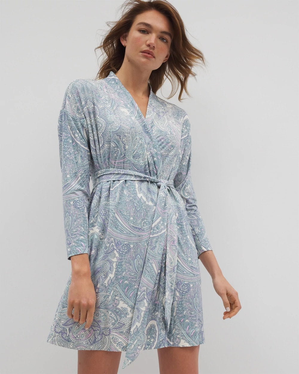 Short Robe - GLOBAL PAISLEY GRAND C | Soma Women