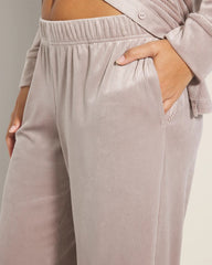 bed Wide-Leg Pajama Pants - SILVER TAUPE | Soma Women