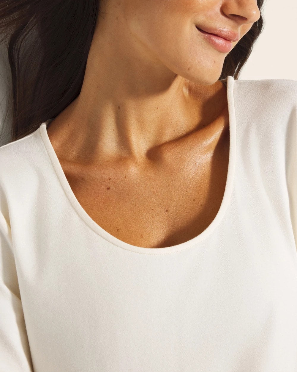 Long-Sleeve Pajama Top - CHAMPAGNE DREAMS | Soma Women