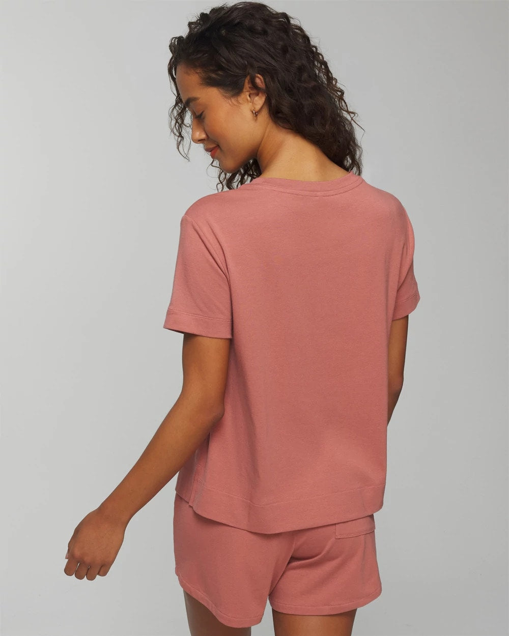 Short-Sleeve Pocket Pajama Tee -  | Soma Women
