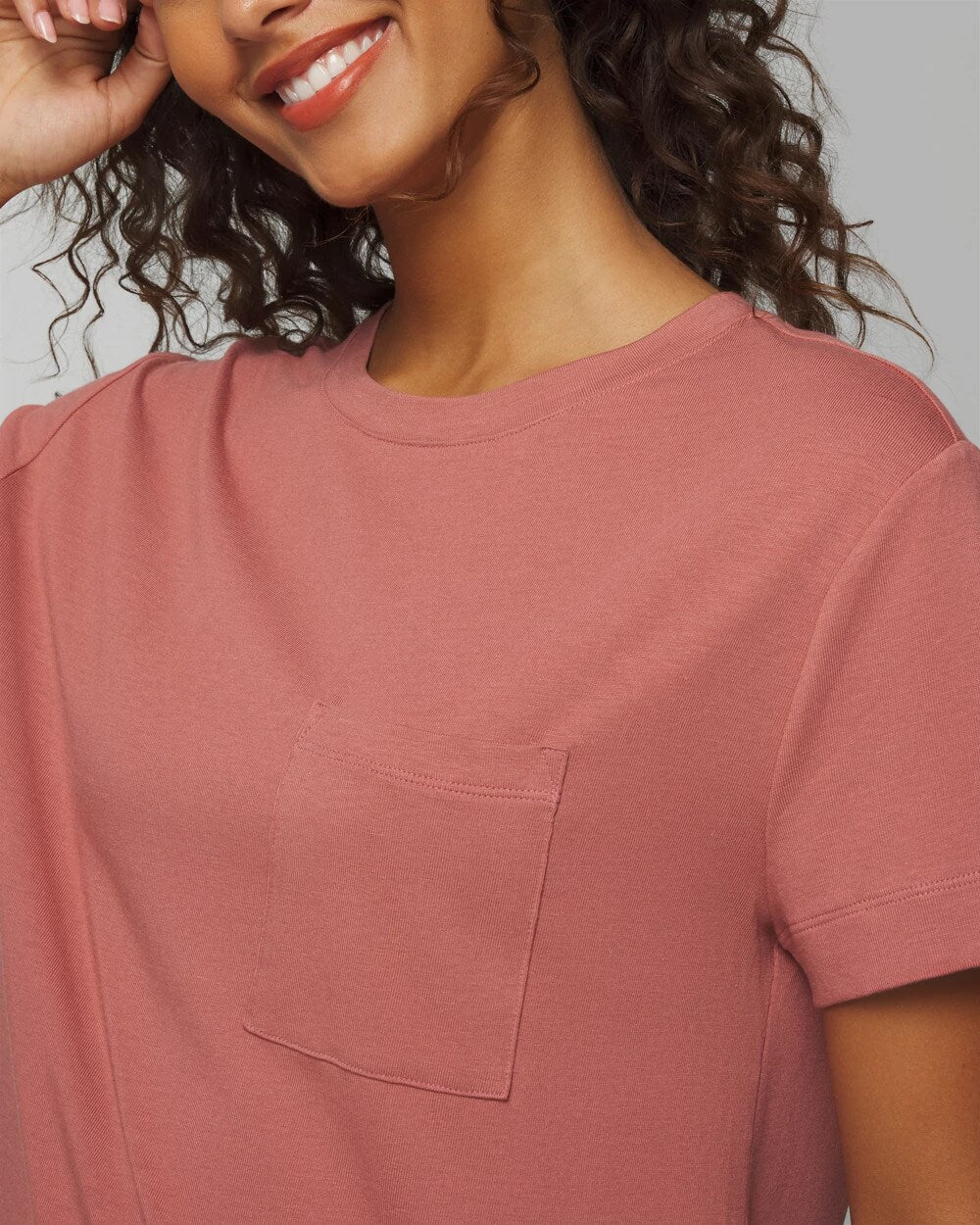 Short-Sleeve Pocket Pajama Tee -  | Soma Women
