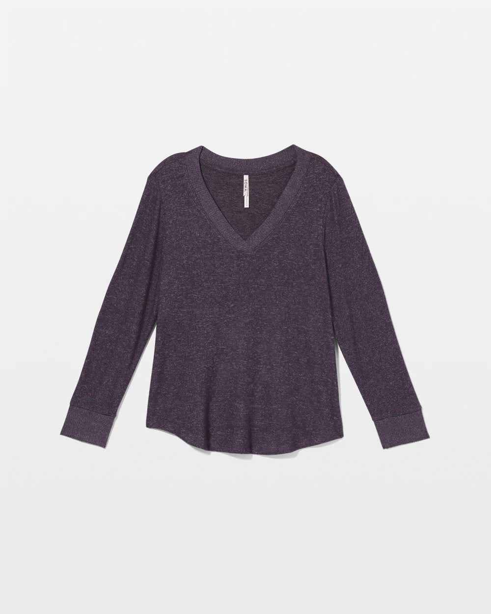 Long Sleeve Pajama Tee - GRAY INK/PEARLED IVORY | Soma Women