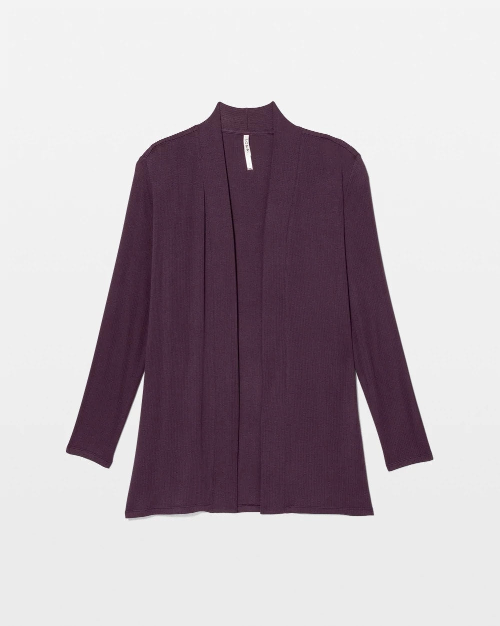 Lightweight Rib Knit Long Sleeve Wrap - PLUM PERFECT | Soma Women