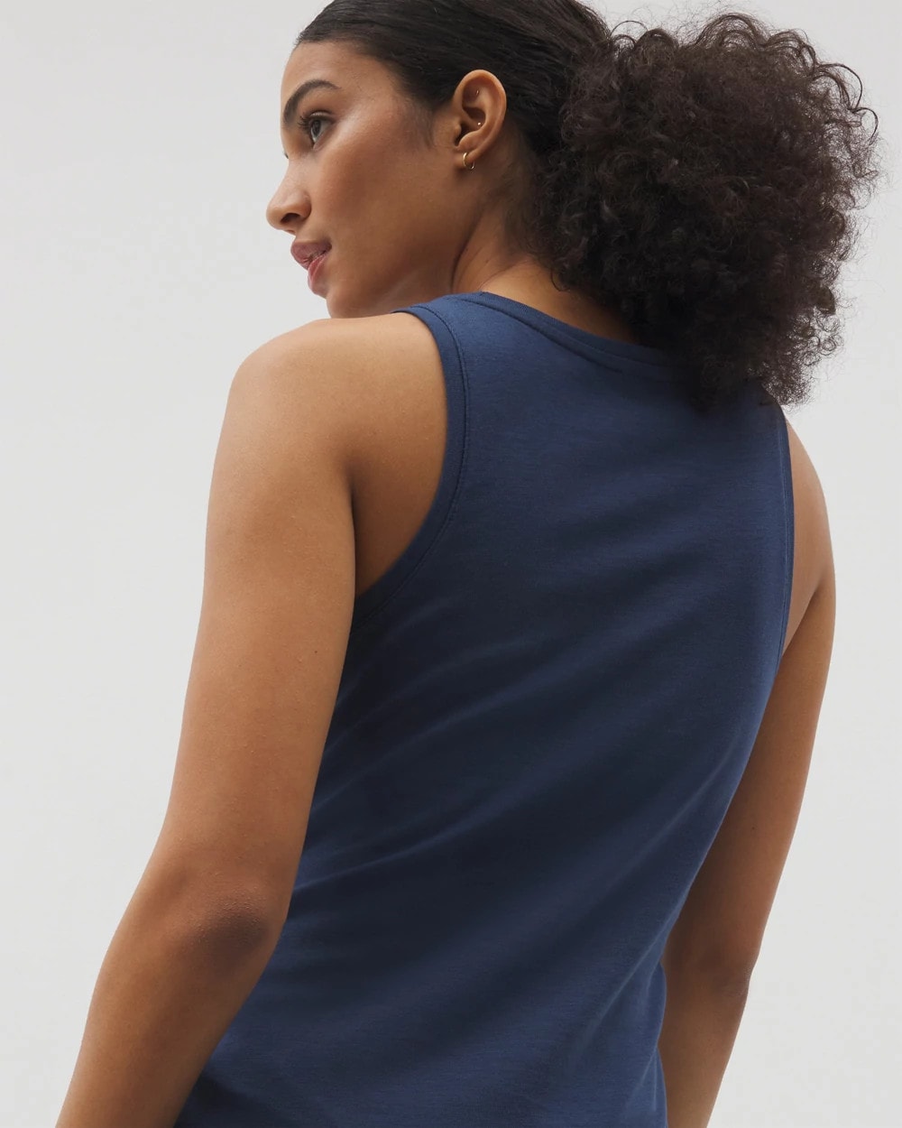Ruched Pajama Tank - INK BLUE | Soma Women