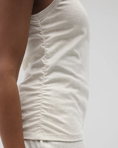 Ruched Pajama Tank - HEATHER CRYSTAL | Soma Women