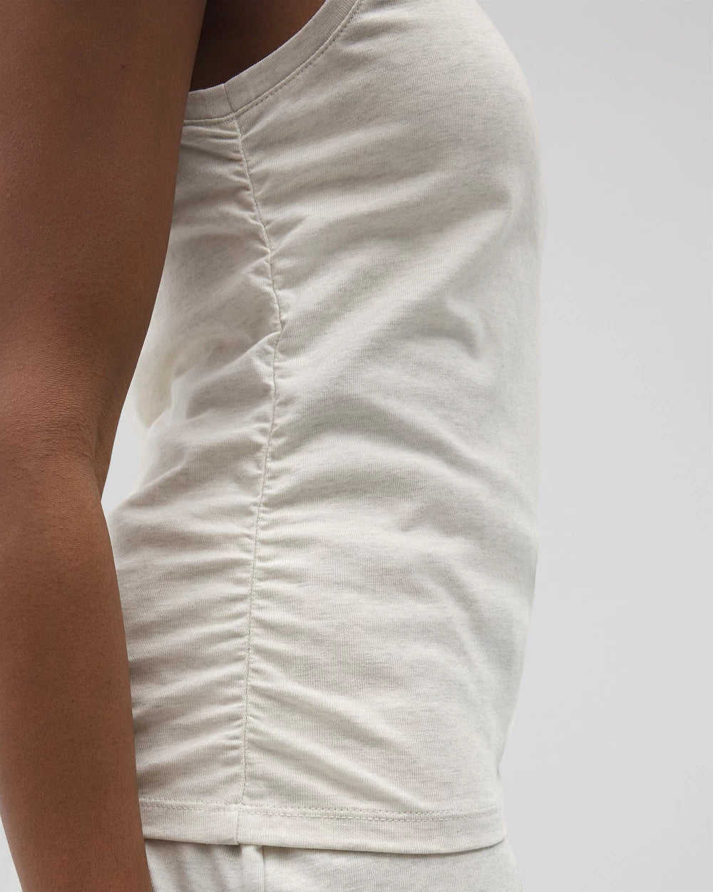 Ruched Pajama Tank - HEATHER CRYSTAL | Soma Women