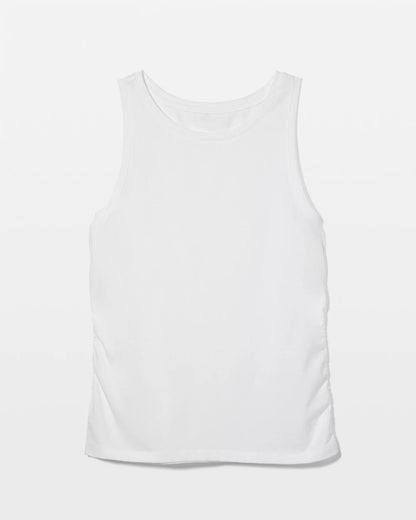 Ruched Pajama Tank - OPTIC WHITE | Soma Women