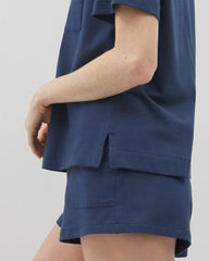 Short-Sleeve Pocket Pajama Tee - INK BLUE | Soma Women