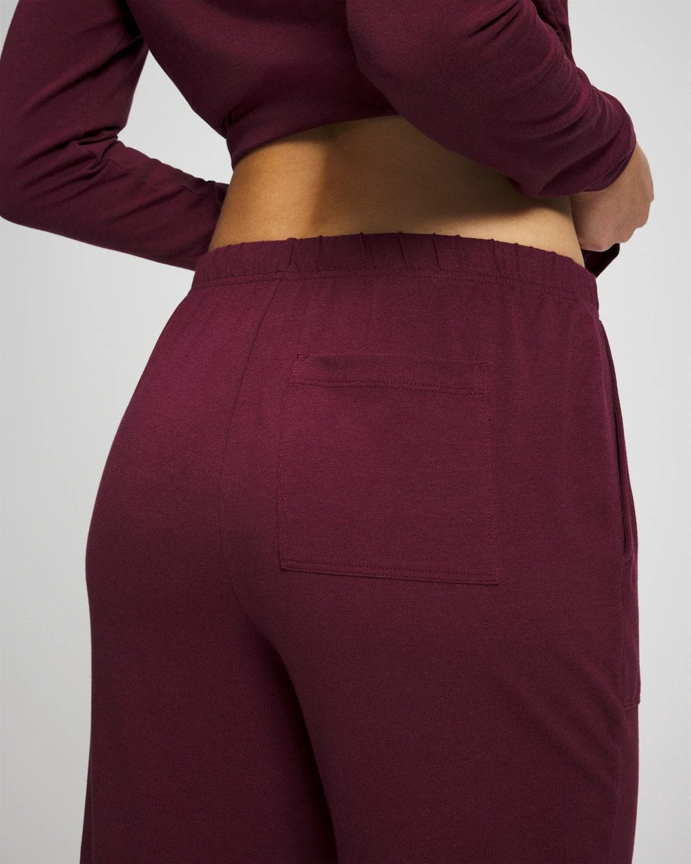 Crop Pajama Pants - VELVET PLUM | Soma Women