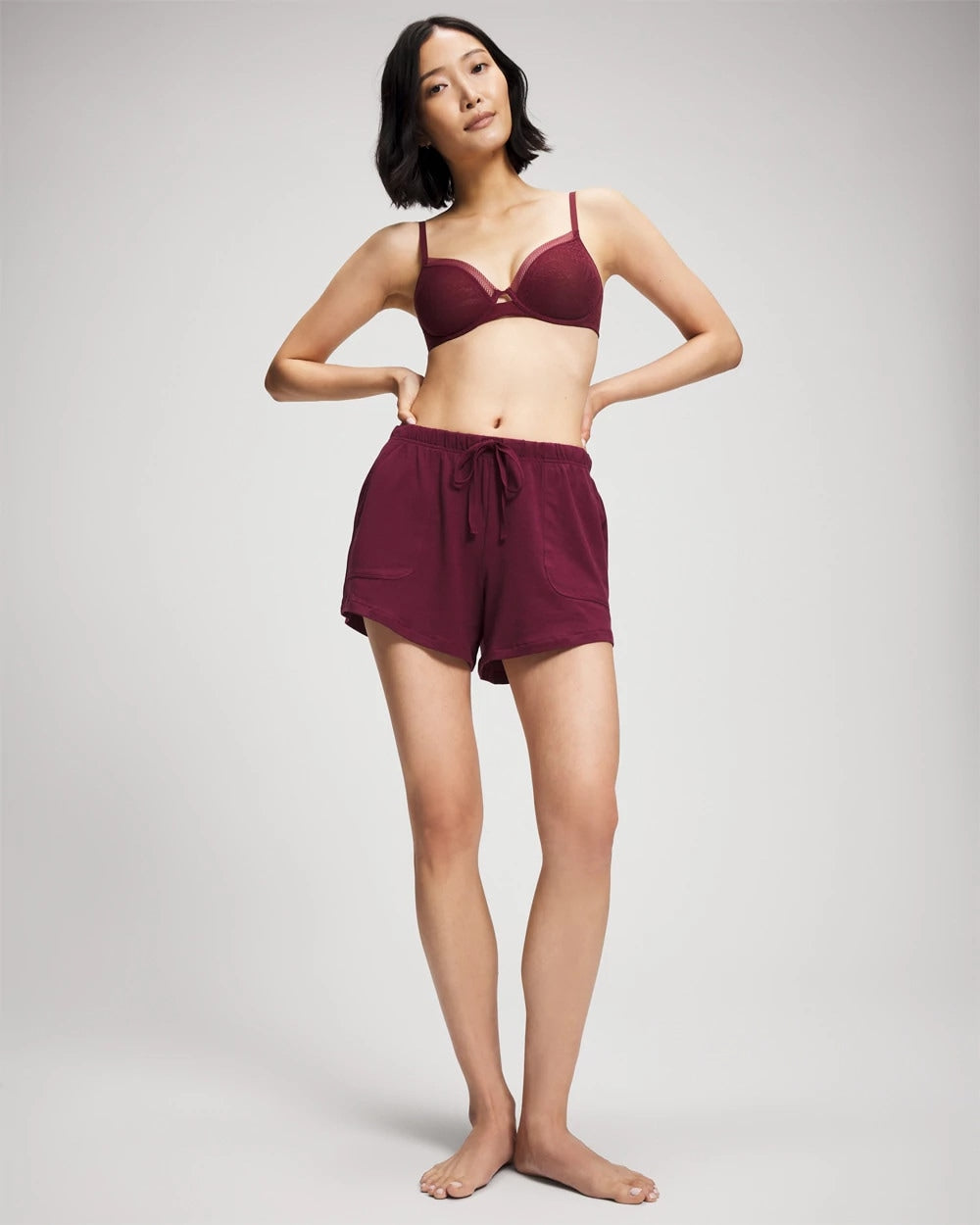 Pajama Shorts - VELVET PLUM | Soma Women