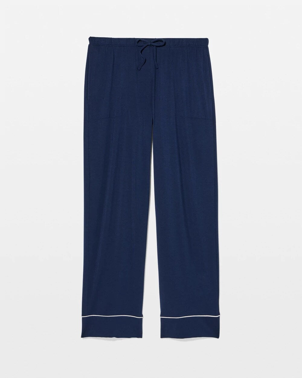 Solid Piped Pajama Pants - NIGHTFALL NAVY | Soma Women