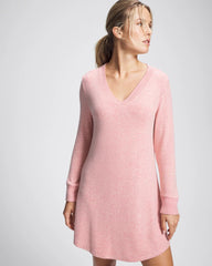 Long Sleeve Sleepshirt - CAMEO PINK/DUSTY ROSE | Soma Women