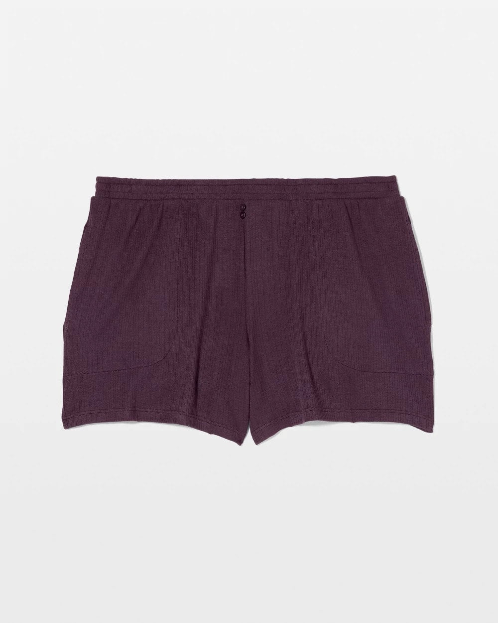 Lightweight Rib Knit Pajama Shorts - PLUM PERFECT | Soma Women