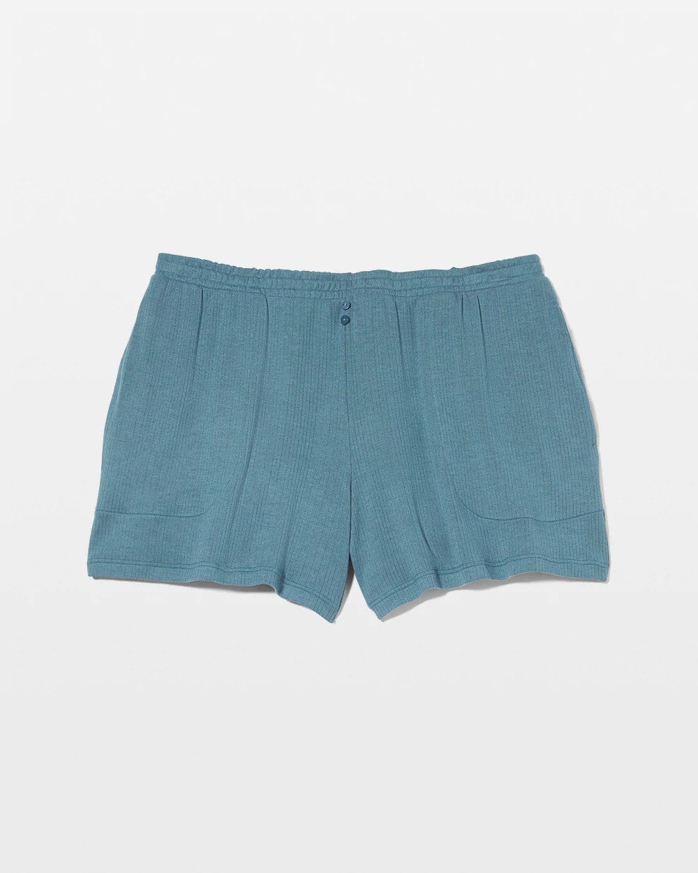 Lightweight Rib Knit Pajama Shorts - TAPESTRY | Soma Women