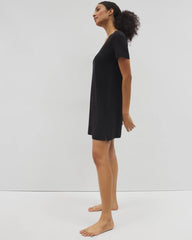 Short-Sleeve Sleepshirt - BLACK | Soma Women