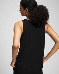 V-Neck Pajama Tank - BLACK | Soma Women