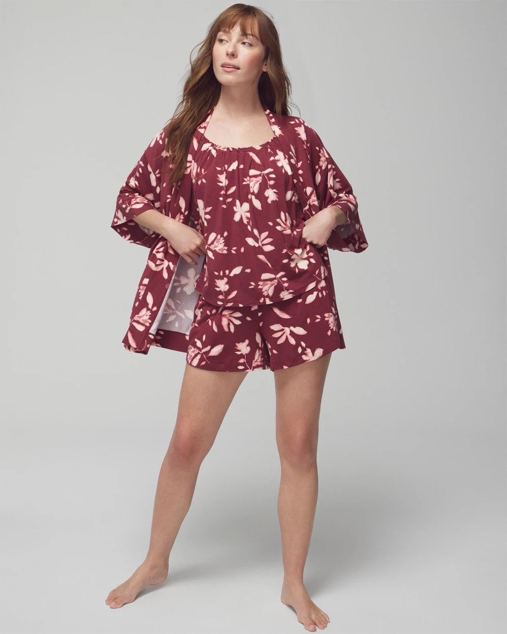 Pajama Cardi - BUDDING ROMANCE VERMILL | Soma Women