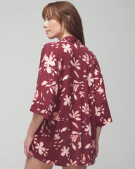 Pajama Cardi - BUDDING ROMANCE VERMILL | Soma Women