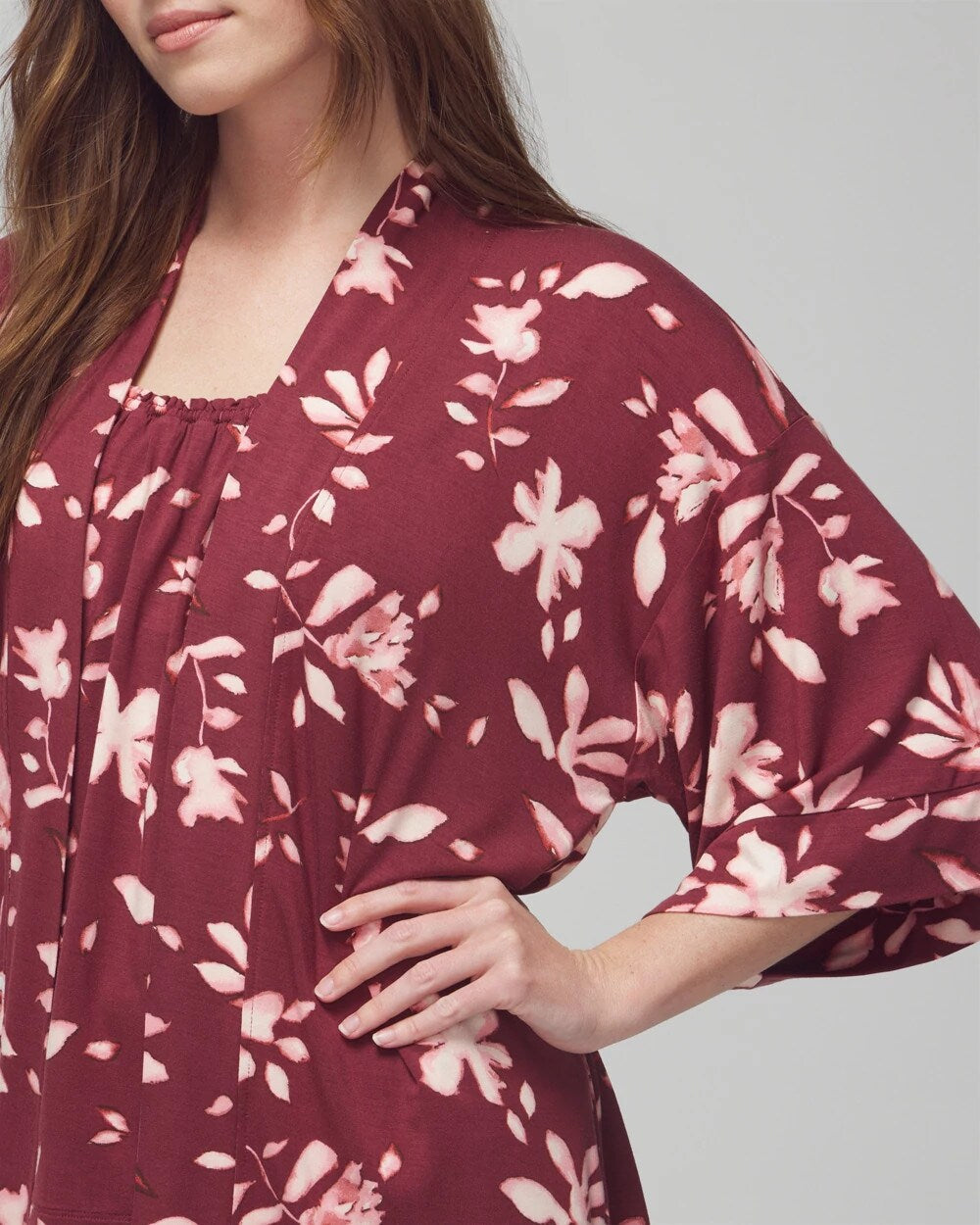 Pajama Cardi - BUDDING ROMANCE VERMILL | Soma Women