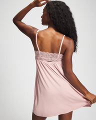 Soft Support Lace Chemise - VINTAGE PINK | Soma Women