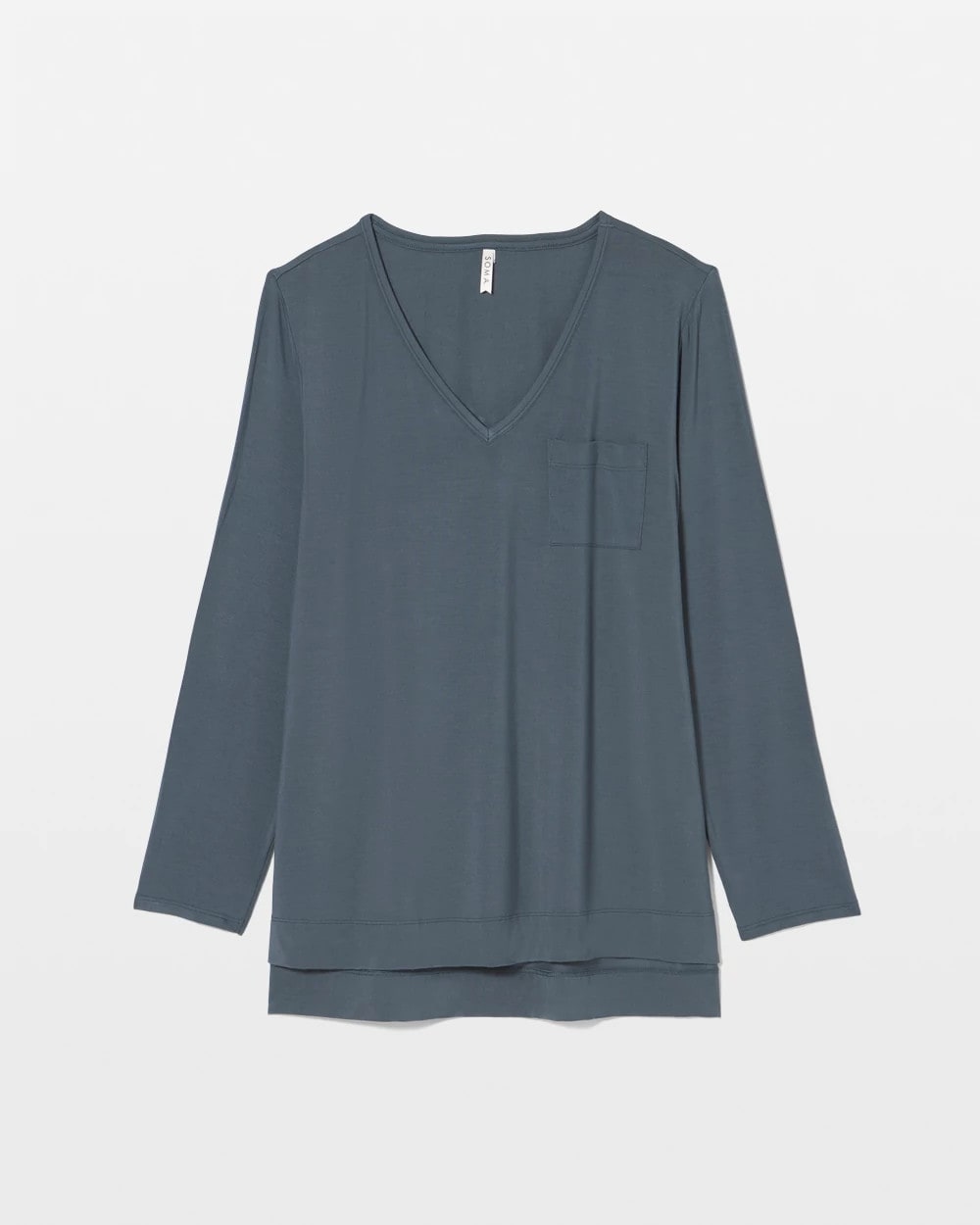 Long Sleeve Pajama Tee - PETROL | Soma Women