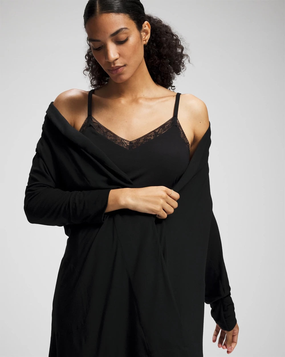 Short Robe - BLACK | Soma Women