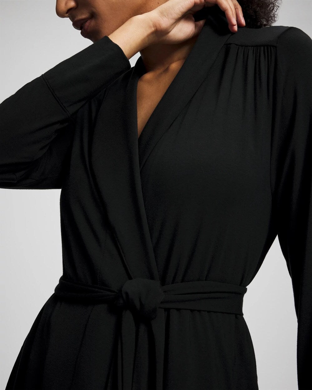 Short Robe - BLACK | Soma Women