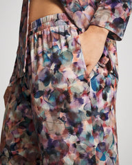 Ankle Pajama Pants - PETAL MOSAIC PETROL | Soma Women