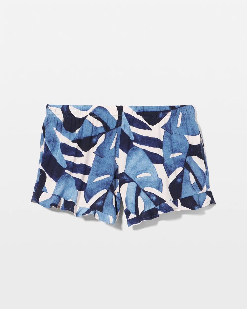 Ruffle Pajama Shorts - TROPICAL BREEZE SKY | Soma Women