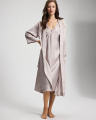 Lace Long Robe - GRAY GLASS | Soma Women