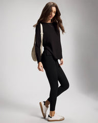 Ultra Soft Fleece Dolman Top - BLACK | Soma Women