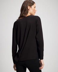 Ultra Soft Fleece Dolman Top - BLACK | Soma Women