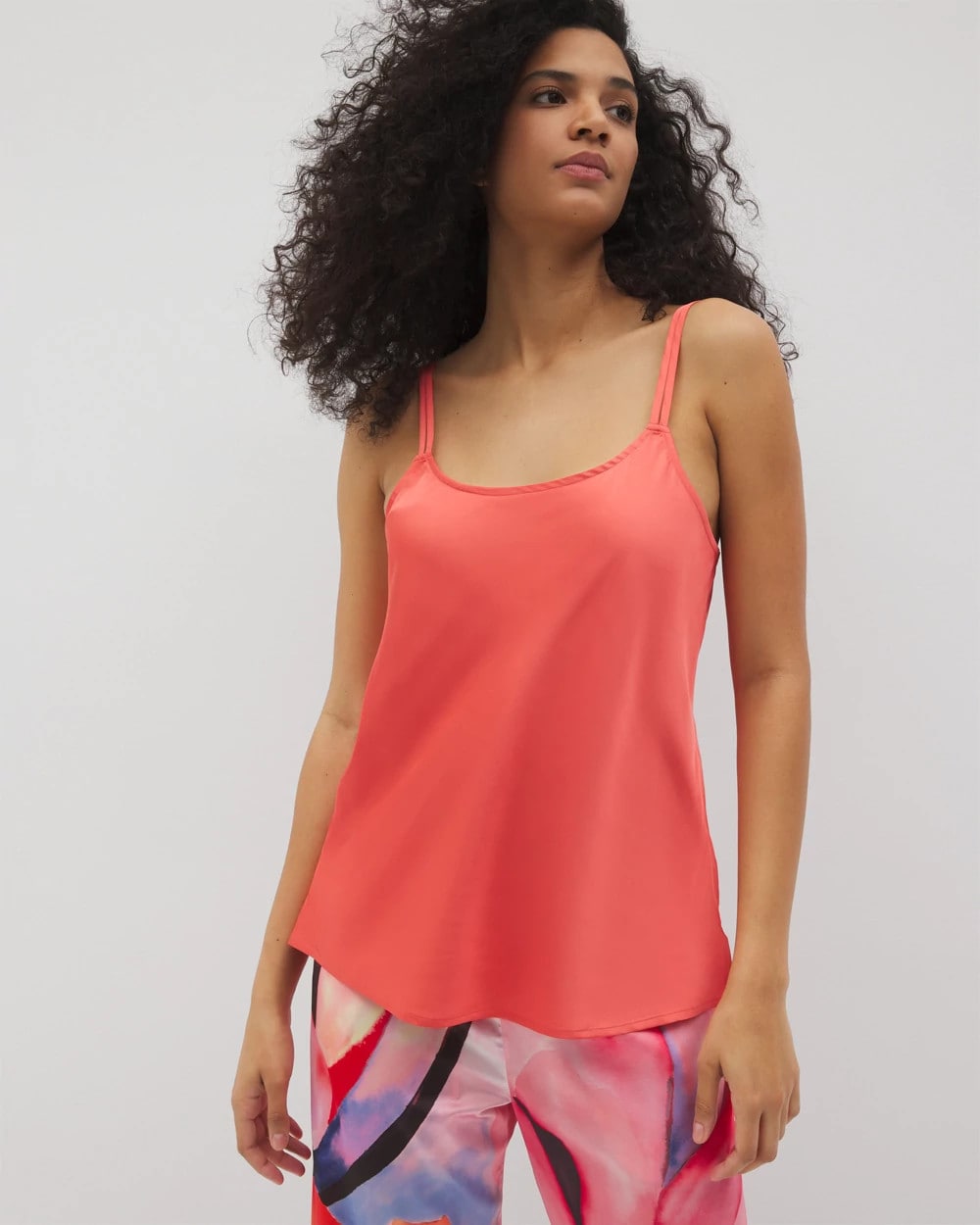 Double Strap Pajama Cami - DEEP SEA CORAL | Soma Women