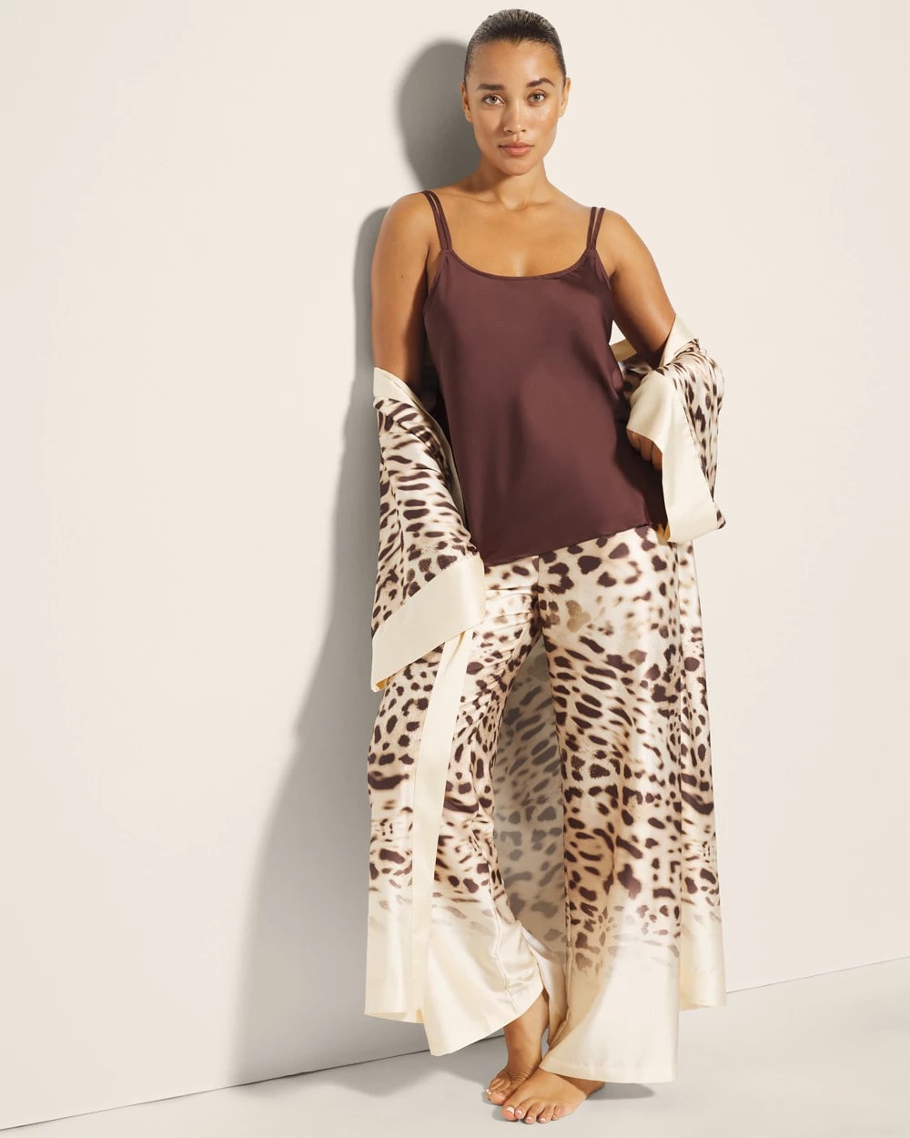 Double Strap Pajama Cami - MOCHA | Soma Women