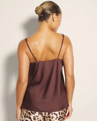 Double Strap Pajama Cami - MOCHA | Soma Women
