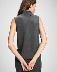 Premier Knit Sweater Turtleneck Sleeveless Top - HEATHER QUARTZ | Soma Women