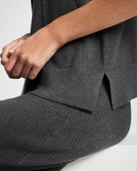 Premier Knit Sweater Turtleneck Sleeveless Top - HEATHER QUARTZ | Soma Women