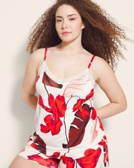 Lace Trim Pajama Cami - TROPIC LIKE ITS HOT WS | Soma Women