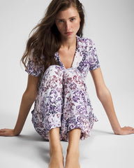 Printed Pajama Pants - LACE HARMONY LILAC | Soma Women