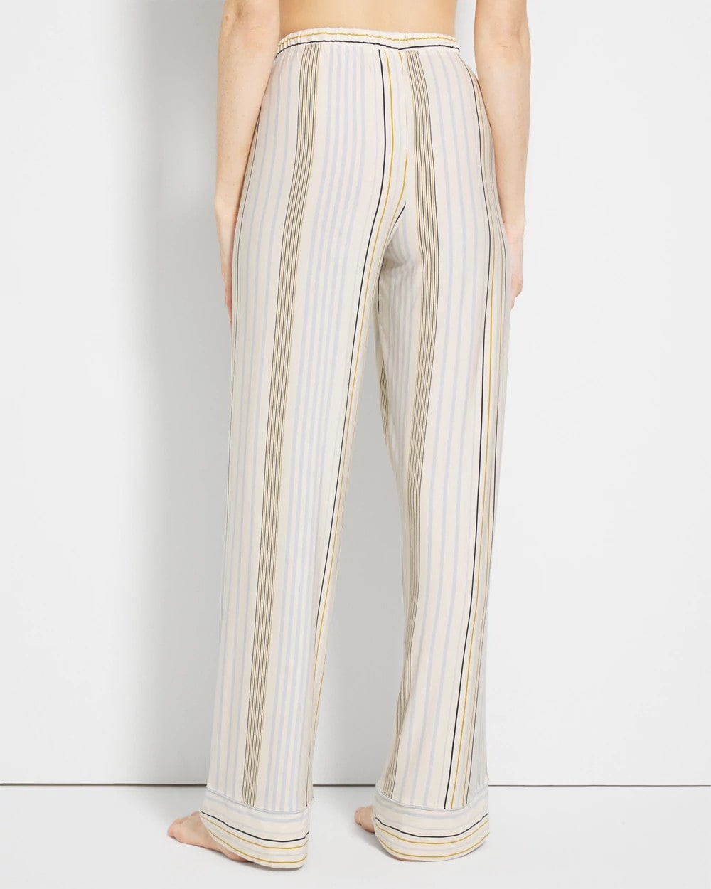Printed Pajama Pants - SUMMIT STRIPE CHAMPAGNE | Soma Women