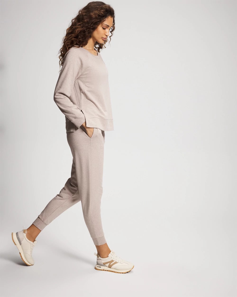 Essential Terry Jogger - HEATHER MINK | Soma Women