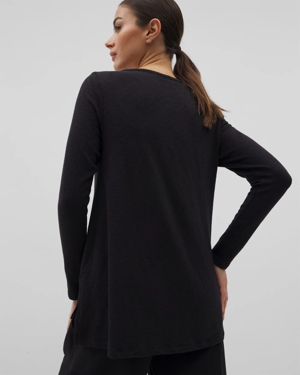 Long-Sleeve Top - BLACK | Soma Women