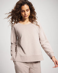 Essential Terry Crewneck Sweatshirt - HEATHER MINK | Soma Women